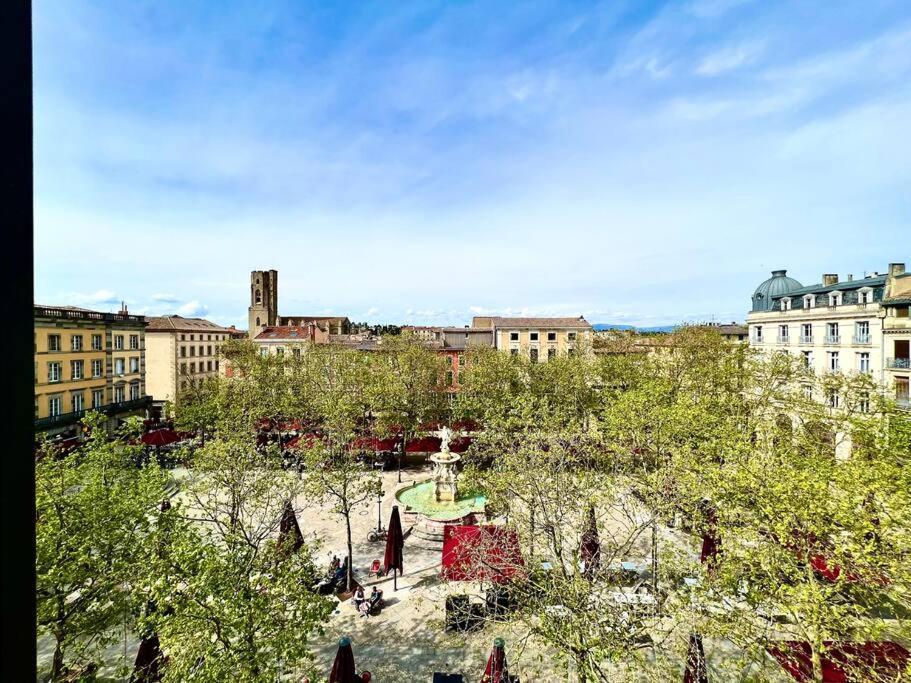 Apartmán O Ma Tre, Clim, Wifi, Vue Imprenable Carcassonne Exteriér fotografie